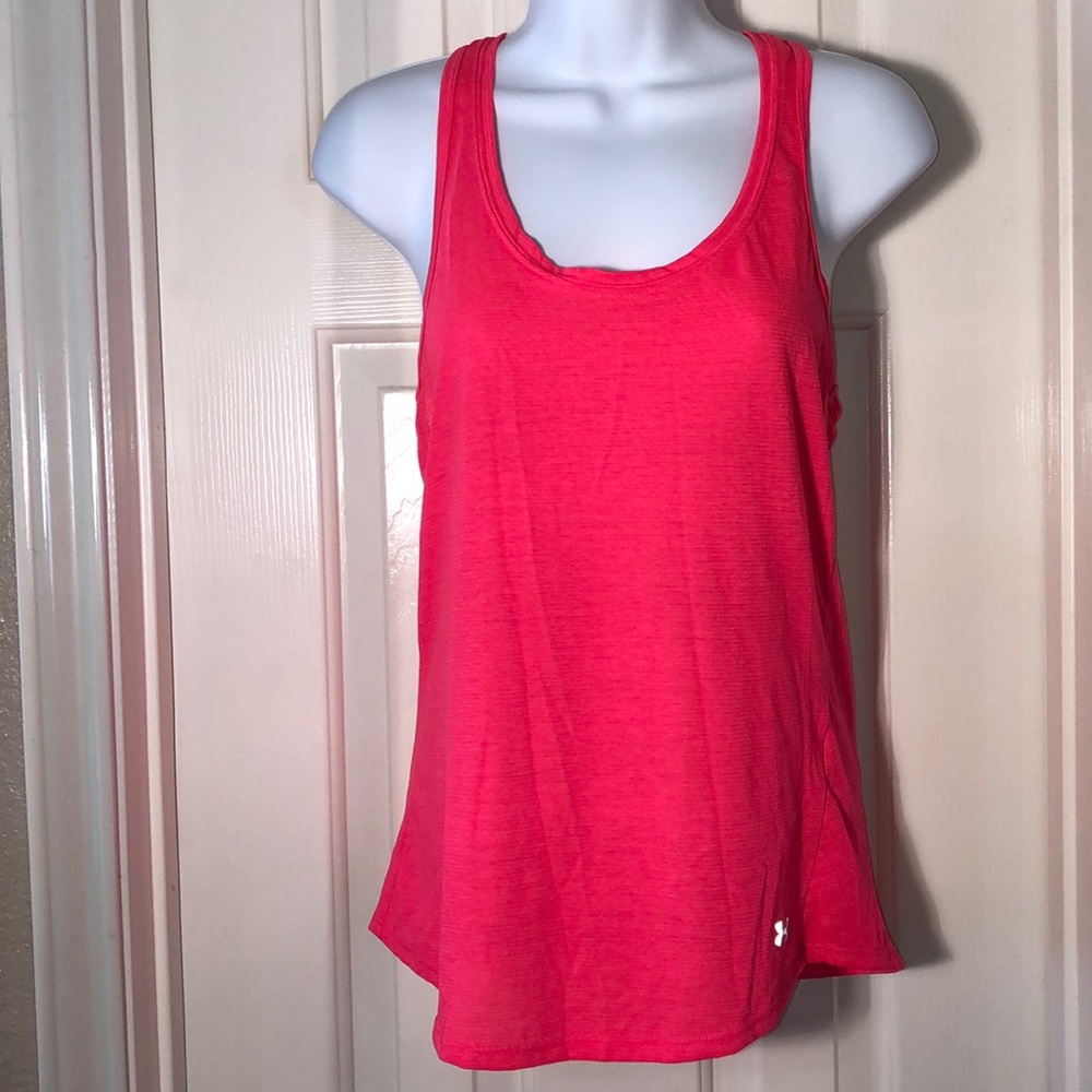 Under Armour Neon Pink Running Tank